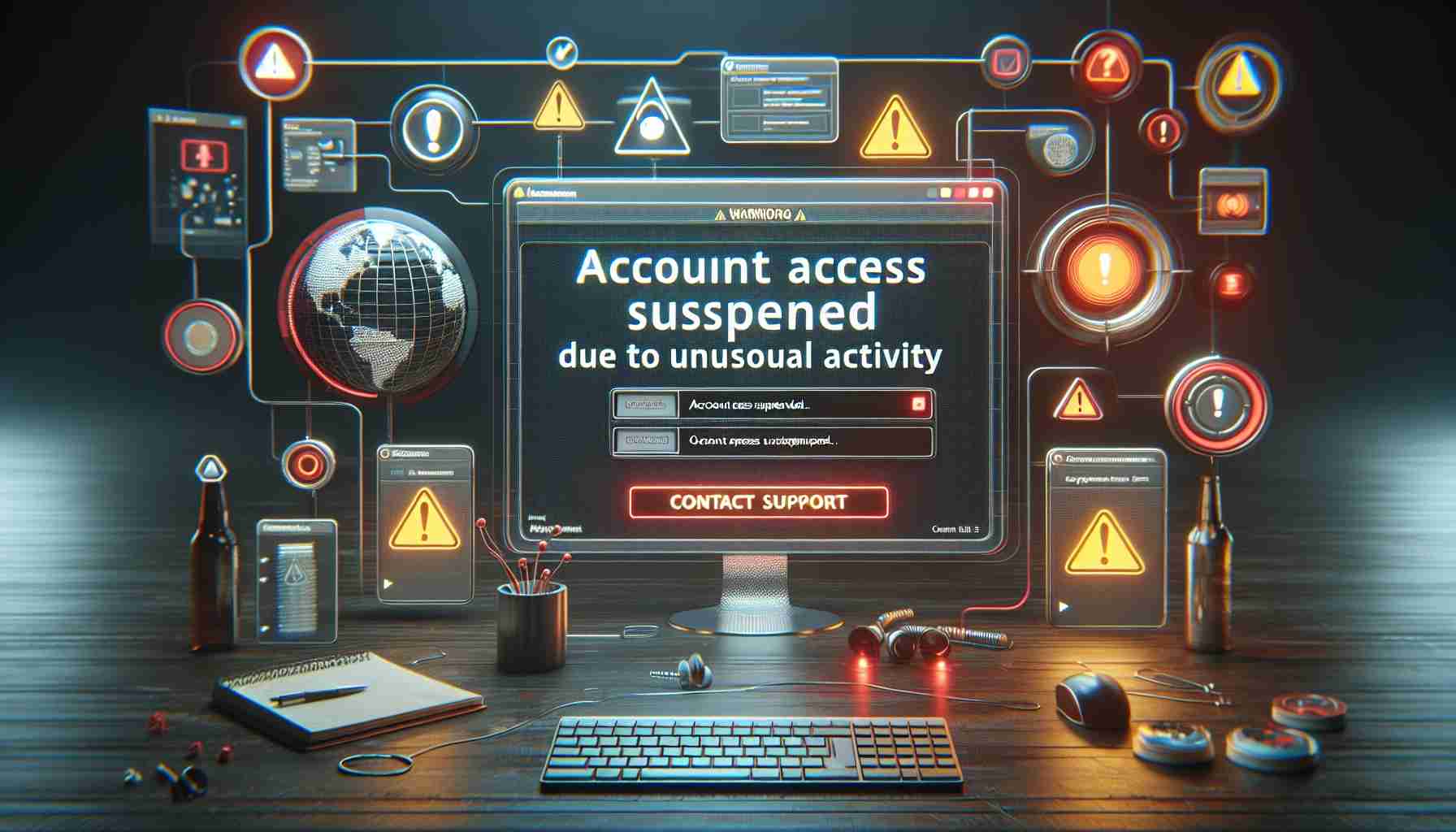 Account Access Suspended Due to Unusual Activity